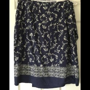 Liz Claiborne First Issue Sarong Style Skirt 14W